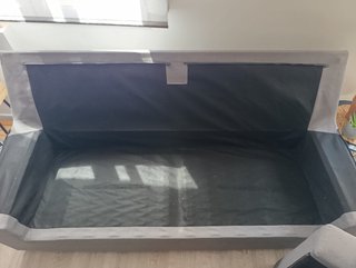 Sofá de 2 plazas gris