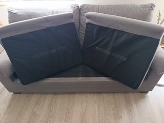 Sofá de 2 plazas gris