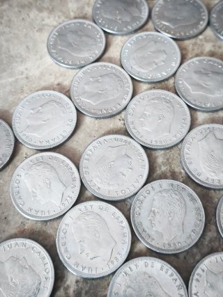 42 Monedas 5 Pesetas Juan Carlos I