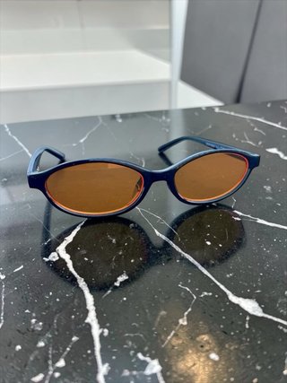Occhiali da sole Yizuo nere e arancio