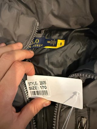 Abrigo Polo Ralph Lauren Gris