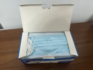 Mascarillas Quirúrgicas Polipropileno Azul