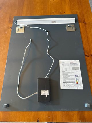 Espejo de baño con luz led regulable
