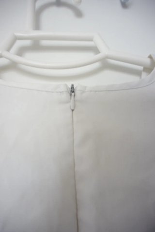 Vestido blanco corto