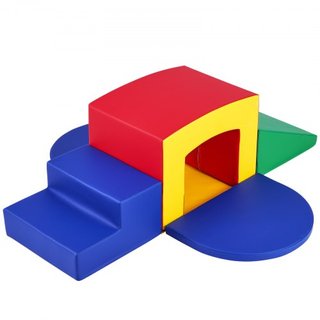 Juguetes de Escalada para Niños, 5 Piezas de Escalar, Gatear y Túnel, Equipamiento de Juego Suave, Juguetes de Espuma para Escalar, Laberinto de Túnel para Niños con Escaleras y Rampa, Interior pa...