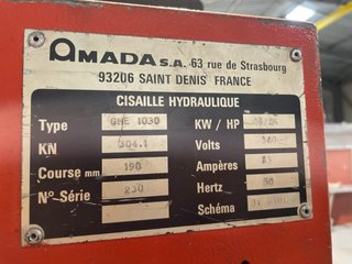 Cizalla Amada Promecam