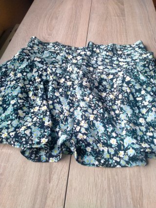 Falda pantalón estampada floral