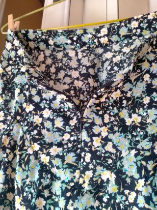 Falda pantalón estampada floral