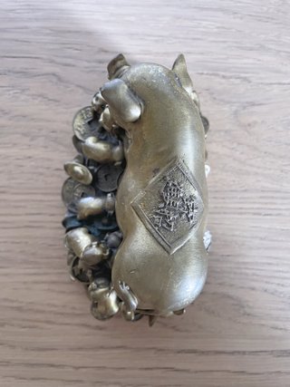 Statuetta maiale Feng Shui portafortuna cinese