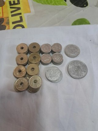 Lote de monedas antiguas Pesetas