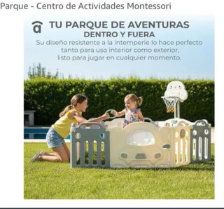 Parque infantil plegable,puerta,Columpio y Tobogán