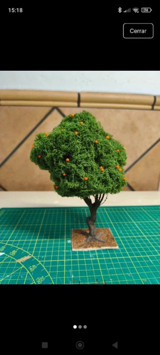 Arancione in miniatura per presepi/Diorama
