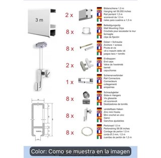 Pack Guías para Colgar Cuadros