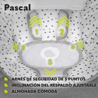 Lionelo mecedora bebé vibraciones melodías