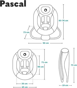 Lionelo mecedora bebé vibraciones melodías