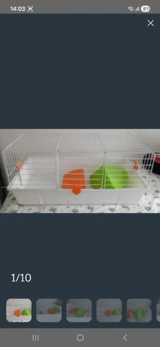 Jaula conejos y cobayas
