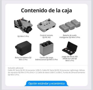 PRECINTADO DJI Mini 5 Pro Fly More Combo (RC-N3)