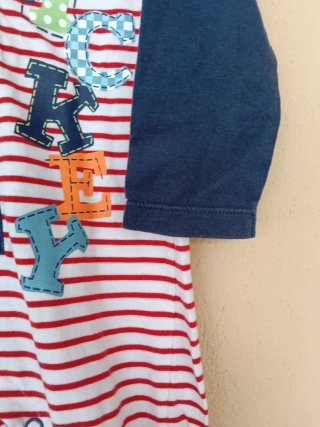 Pijama Mickey Mouse Rayas Bebé