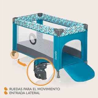 Lionelo cuna de viaje bebé segura transpirable