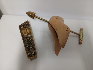 Set Vintage Cepillo y Horma Zapato