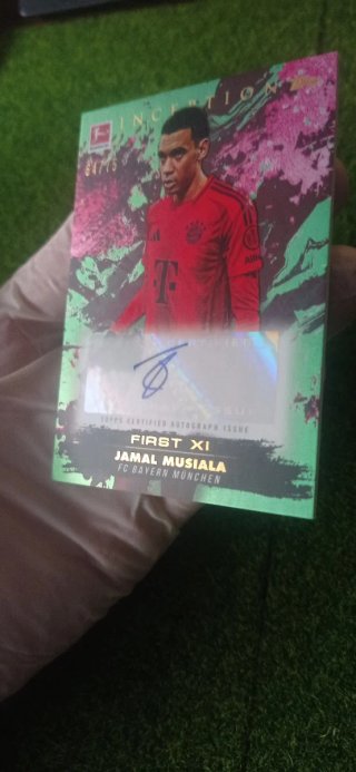 Jamal Musiala Auto /75 Topps Inception