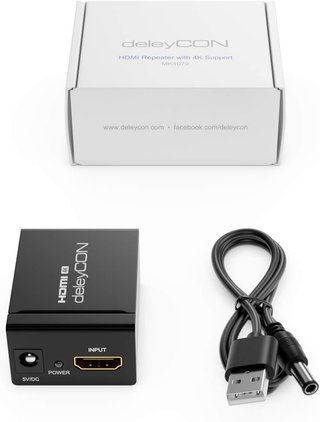 deleyCON Repetidor Amplificador Señal HDMI 4K