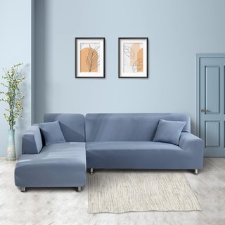 Funda sofá chaise longue reversible elástica