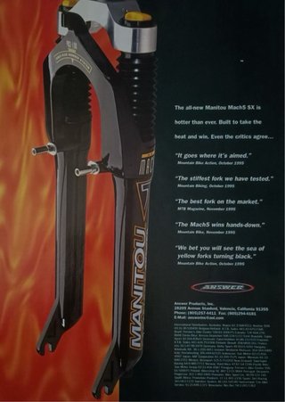 Horquilla Manitou- Mach 5 SX