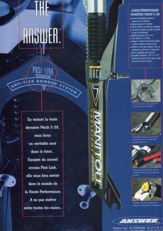 Horquilla Manitou- Mach 5 SX