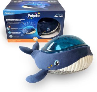 Pabobo lámpara nocturna musical proyector azul