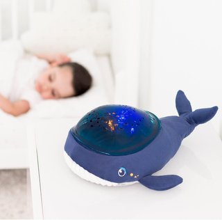 Pabobo lámpara nocturna musical proyector azul