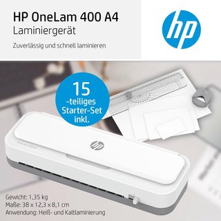 HP laminadora A4 protección documentos accesorios