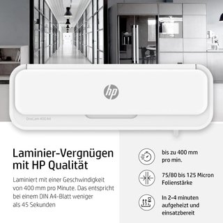 HP laminadora A4 protección documentos accesorios