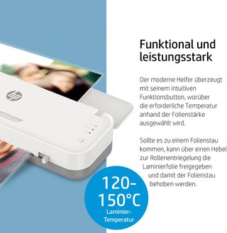HP laminadora A4 protección documentos accesorios