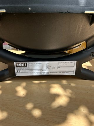 Barbacoa Weber Q1000 Gas Portátil Negra