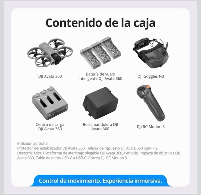 PRECINTADO DJI Avata 360 MOTION FLY MORE COMBO