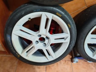 Llantas Fiat Stilo 17 con slick Michelin
