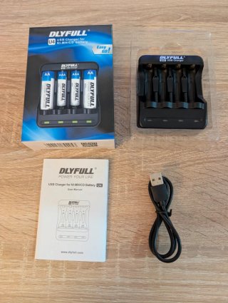 Cargador Dlyfull U4 USB Pilas AA AAA