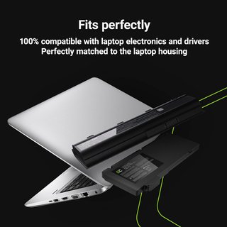 Batería portátil alta duración compatible HP