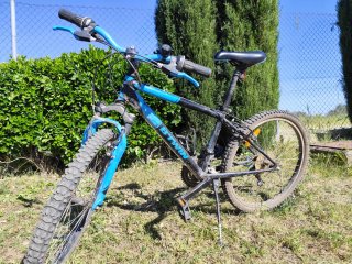 Bicicleta infantil Rockrider azul