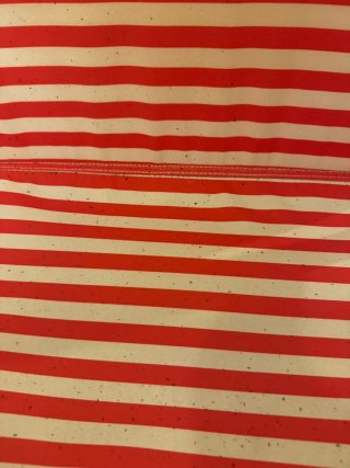 Silla de Playa Plegable Rayas Rojas y Blancas