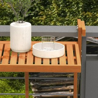Tavolo pieghevole da balcone in legno