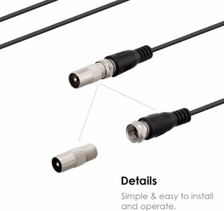 DollaTek antena TV digital interiores 4K