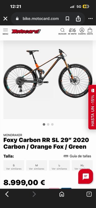 Mondraker Foxy RR 2020 Talla M