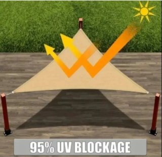 Toldo Vela Triangular 3X3X3 Impermeable