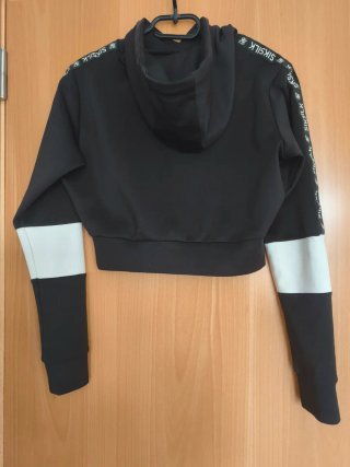 Sudadera SikSilk Negra y Blanca SOLO ENVIO