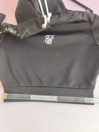 Sudadera SikSilk Negra y Blanca SOLO ENVIO