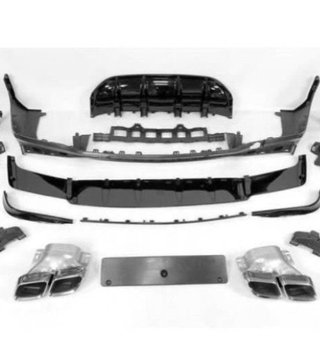 Difusor Trasero Mercedes X253 GLC 2019+ look AMG G