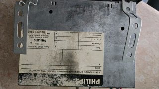 Radio Cassette Philips Clásico Negro