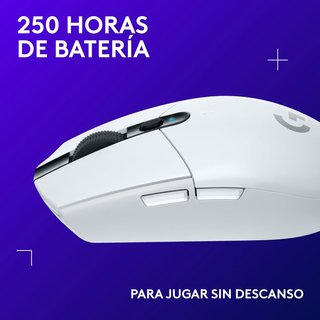 Logitech ratón gaming inalámbrico ligero